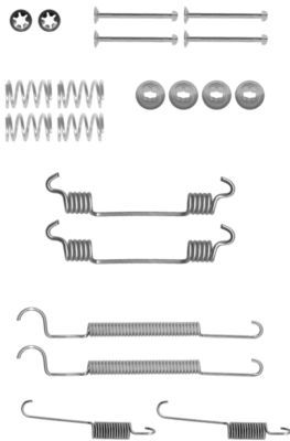 HELLA PAGID Tarvikesarja, jarrukengät 8DZ 355 200-861